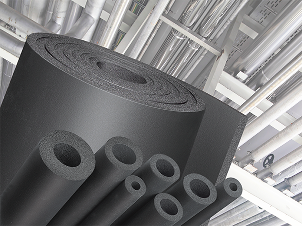 Halogenfri Eurobatex HF rørisolering hos B6 Nordic. Halogen free Eurobatex Pipe insulation delivered by B6 Nordic.